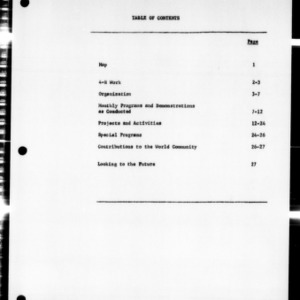 Annual Narrative Report of 4-H Club Work, Caswell County, NC, 1956