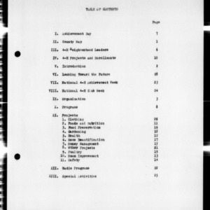 Annual Narrative Report of 4-H Club Work, Cumberland County, NC, 1948