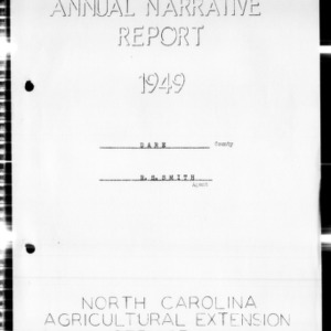 Annual Narrative Report of Dare County, NC