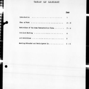 Annual Narrative Report of Home Demonstration and 4-H Club Work, Duplin County, NC, 1952