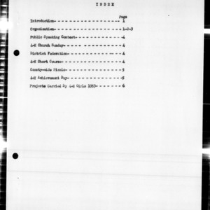 Annual Narrative Report of 4-H Club Work, Duplin County, NC, 1953