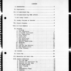 4-H Annual Narrative Report, Franklin County, NC, 1953