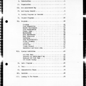 4-H Annual Narrative Report, Franklin County, NC, 1954