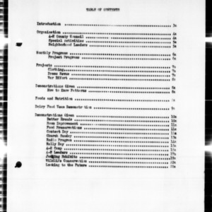 Annual Narrative Report of 4-H Clubs, Granville County, NC, 1945