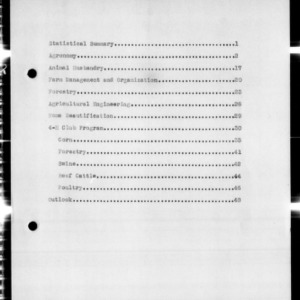 Annual Narrative Report of Extension Work, Greene County, NC, 1947