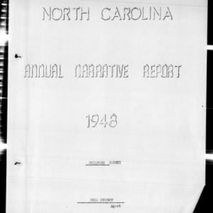 North Carolina Annual Narrative Report, Guilford County, NC