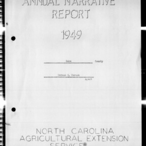 Annual Narrative Report, Hoke County, NC