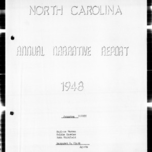 North Carolina Annual Narrative Report, Johnston County, NC