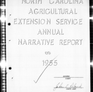 North Carolina Agricultural Extension Service Annual Narrative Report, Johnston County, NC