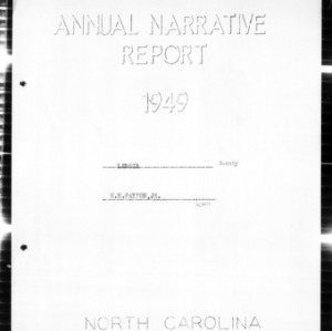Annual Narrative Report of Lenoir County, NC