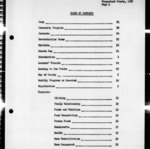 North Carolina Agricultural Extension Service Home Demonstration Agent Annual Narrative 4-H Report, Pasquotank County, NC