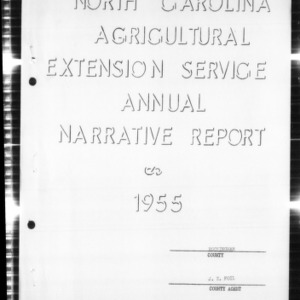 North Carolina Agricultural Extension Service Annual Narrative Report, Rockingham County, NC