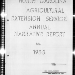 North Carolina Agricultural Extension Service 4-H Club Work Annual Narrative Report, Stokes County, NC