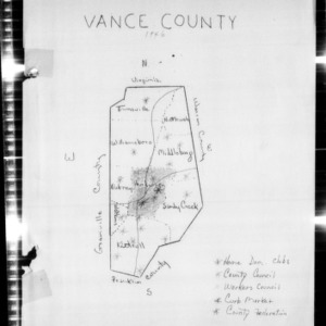 Annual Narrative Report of Home Demonstration Work, Vance County, NC