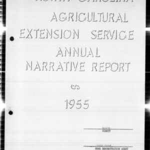 North Carolina Agricultural Extension Service Home Demonstration Annual Narrative Report, Yadkin County, NC