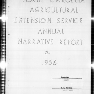 North Carolina Agricultural Extension Service Annual Narrative Report, Brunswick County, NC
