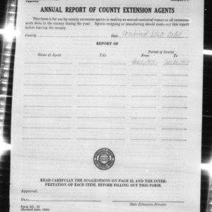 Annual Report of County Extension Agents, Combined State Total, North Carolina, 1955