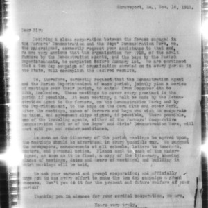 C. R. Hudson correspondence, November 1911