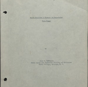 Historical Material, folder 3/3 :: Administrative Records