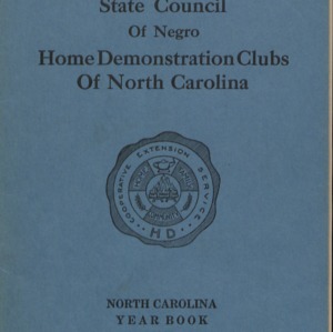 Negro Home Demonstration Work :: Negro Home Demonstration :: Administrative Records
