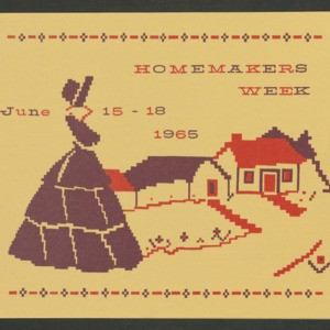 Homemaker's Week program, 1965