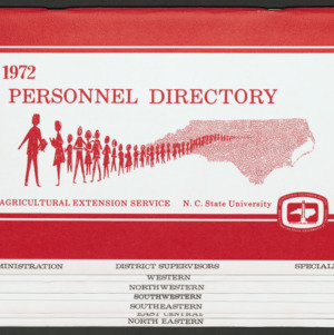 North Carolina Cooperative Extension Service, Personnel Directory, 1972