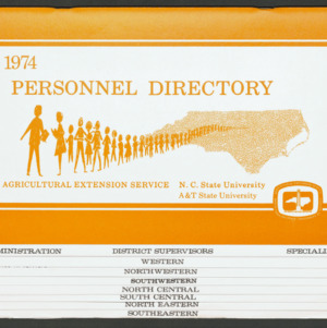 North Carolina Cooperative Extension Service, Personnel Directory, 1974