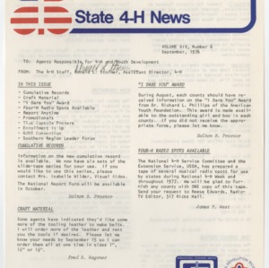 State 4H News, vol. XIV, no. 6