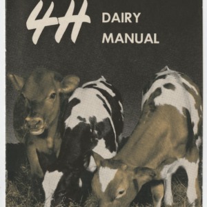 North Carolina 4-H Dairy Manual (Club Series No. 12, Revised 1952)