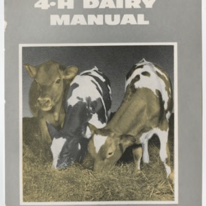 North Carolina 4-H Dairy Manual (Club Series No. 12, Revised 1959)