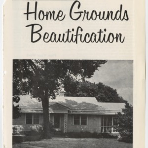 4-H Manual for Home Grounds Beautification (Club Series 14, Revised)