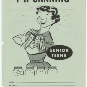 4-H Canning, Senior Teens (Club Series 124)