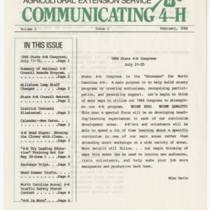 Communicating 4-H - Volume 2 Issue 2