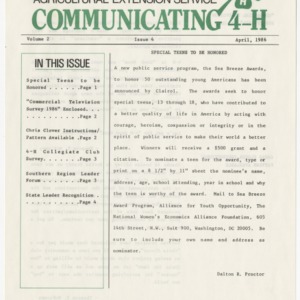 Communicating 4-H - Volume 2 Issue 4