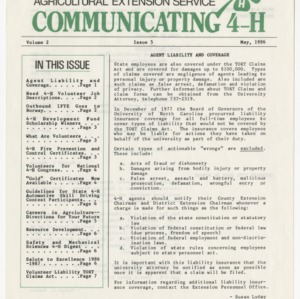 Communicating 4-H - Volume 2 Issue 5