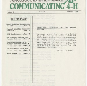 Communicating 4-H - Volume 2 Issue 8
