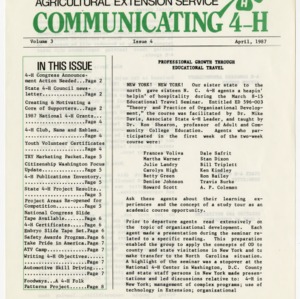 Communicating 4-H - Volume 3 Issue 4