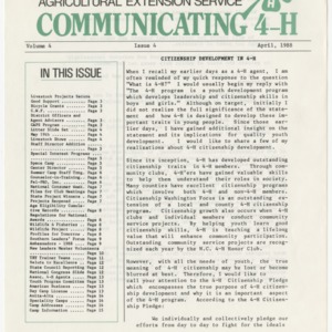 Communicating 4-H - Volume 4 Issue 4