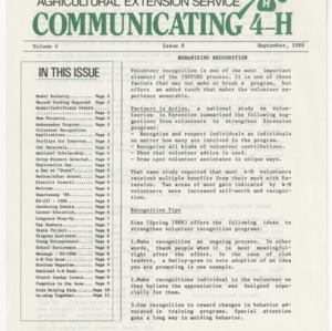 Communicating 4-H - Volume 4 Issue 8