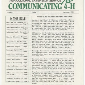 Communicating 4-H - Volume 5 Issue 1