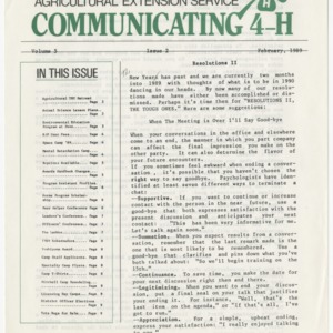 Communicating 4-H - Volume 5 Issue 2