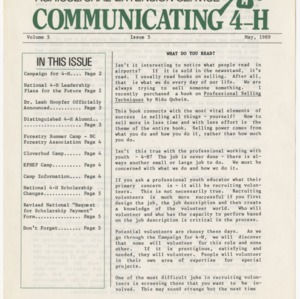 Communicating 4-H - Volume 5 Issue 5