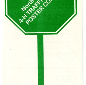 North Carolina 4-H Traffic Safety Poster Contest (4-H Flyer 1-79, Reprint)
