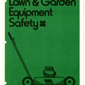Lawn & Garden Equipment Safety (4-H Manual 3-19)