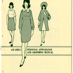4-H Girls Personal Appearance and Grooming Manual (4-H Manual 6-9)