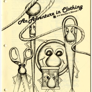 An Adventure in Clothing 4-H Member's Manual I (4-H Manual 6-22, Reprint)