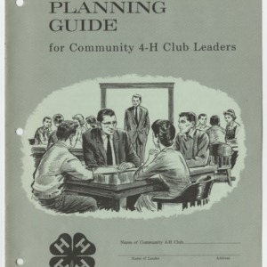 Program Planning Guide for Community 4-H Club Leaders (4-H Publication 0-1-24, Revised)