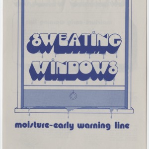 Sweating Windows: Moisture-Early Warning Line (Home Extension Publication 139)