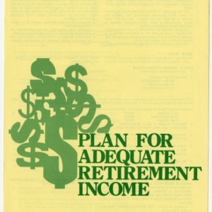 Plan for adequate retirement income (Home Extension Publication 195)
