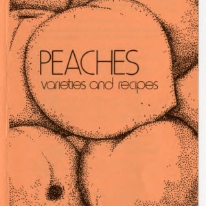 Peaches varieties and recipes (Home Extension Publication 209)